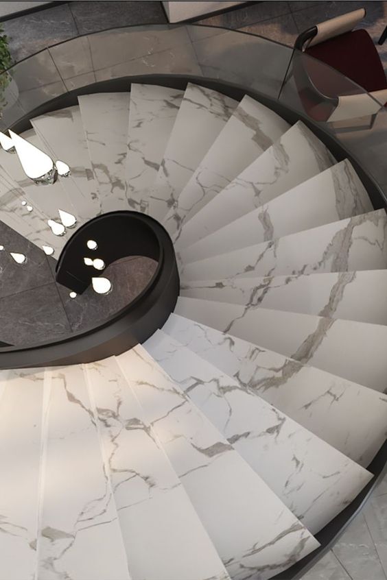 Marble stairs
